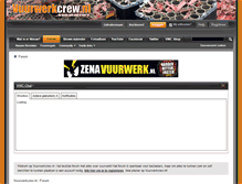 Tablet Screenshot of forum.vuurwerkcrew.nl